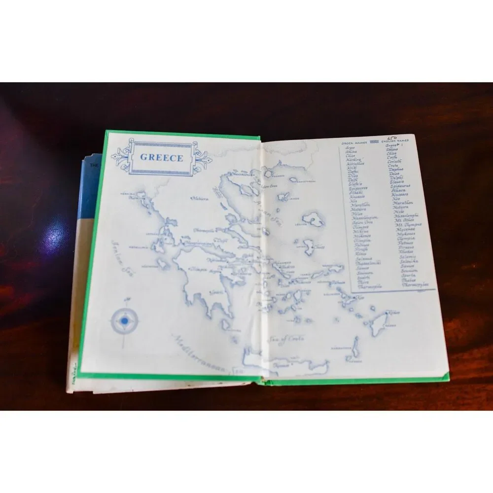 Vintage 1963 The Art of Greek Cookery Doubleday Cookbook with Dust Jacket